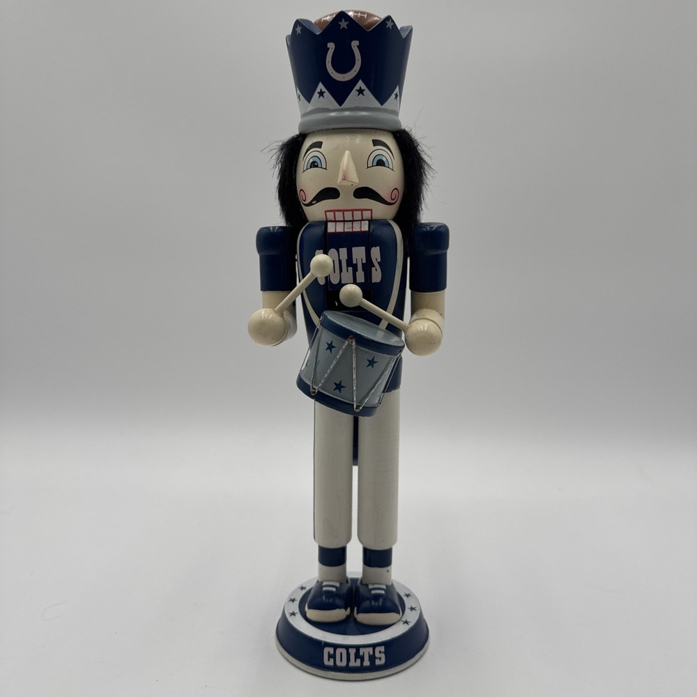 Forever Collectible NFL Indianapolis Colts Peyton Manning Nutcracker Drummer 14"